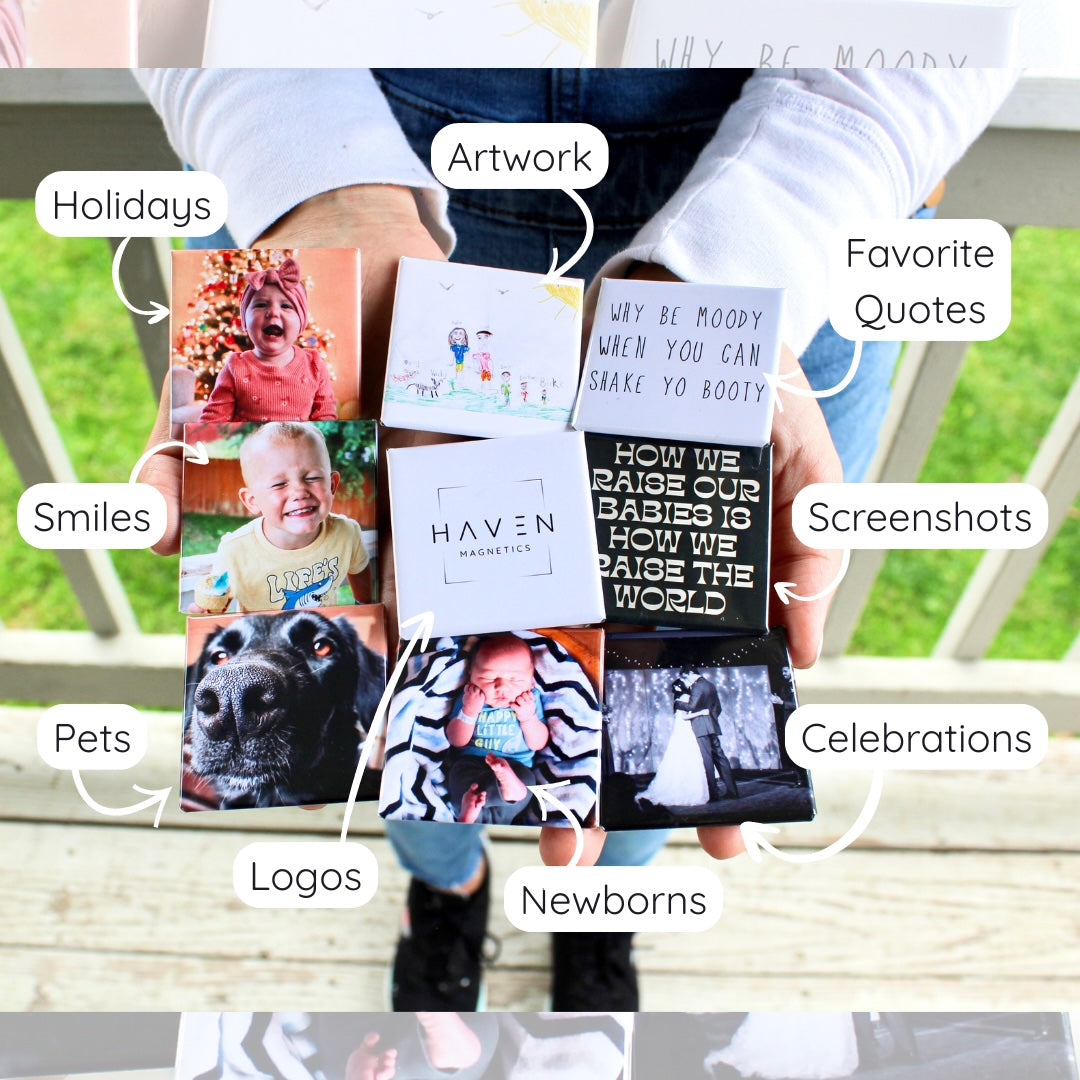 Custom Photo Magnets (Set of 9)