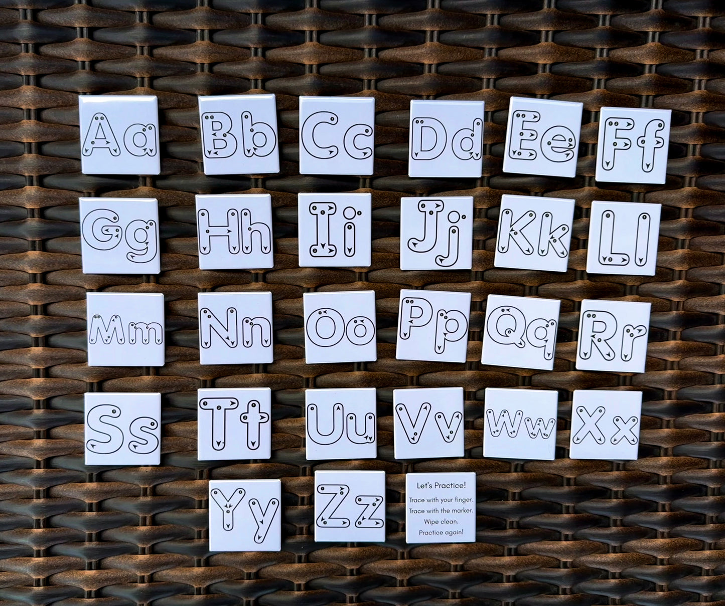 Alphabet Learning Magnets | Trace, Write & Practice