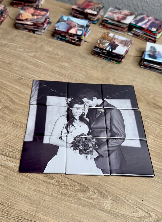 Puzzle Photo Magnet Set