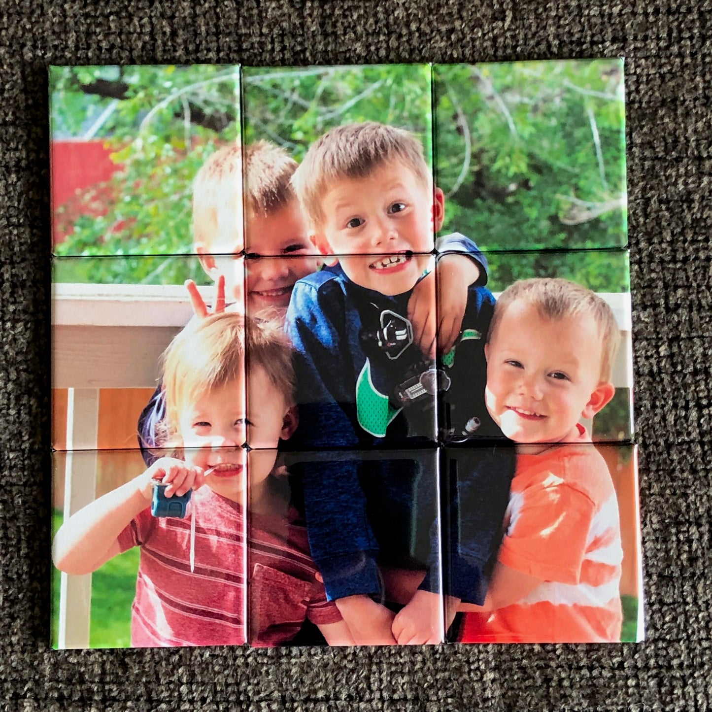 Puzzle Photo Magnet Set