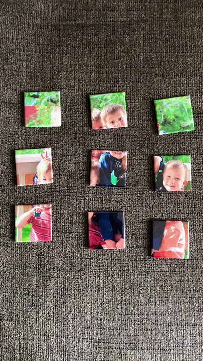 Puzzle Photo Magnet Set